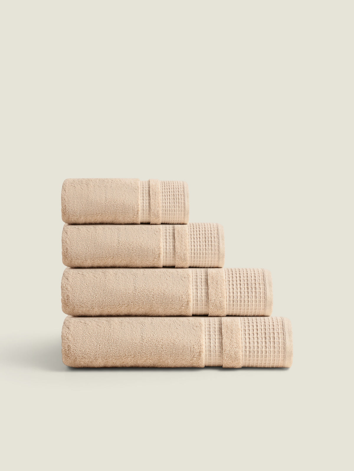 Dwell Cotton Bamboo Towels - 600 GSM Bath Sheets / Beige