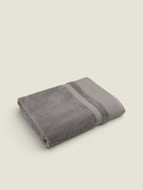 Dwell Cotton Bamboo Towels - 600 GSM Bath Towels / Dark Grey