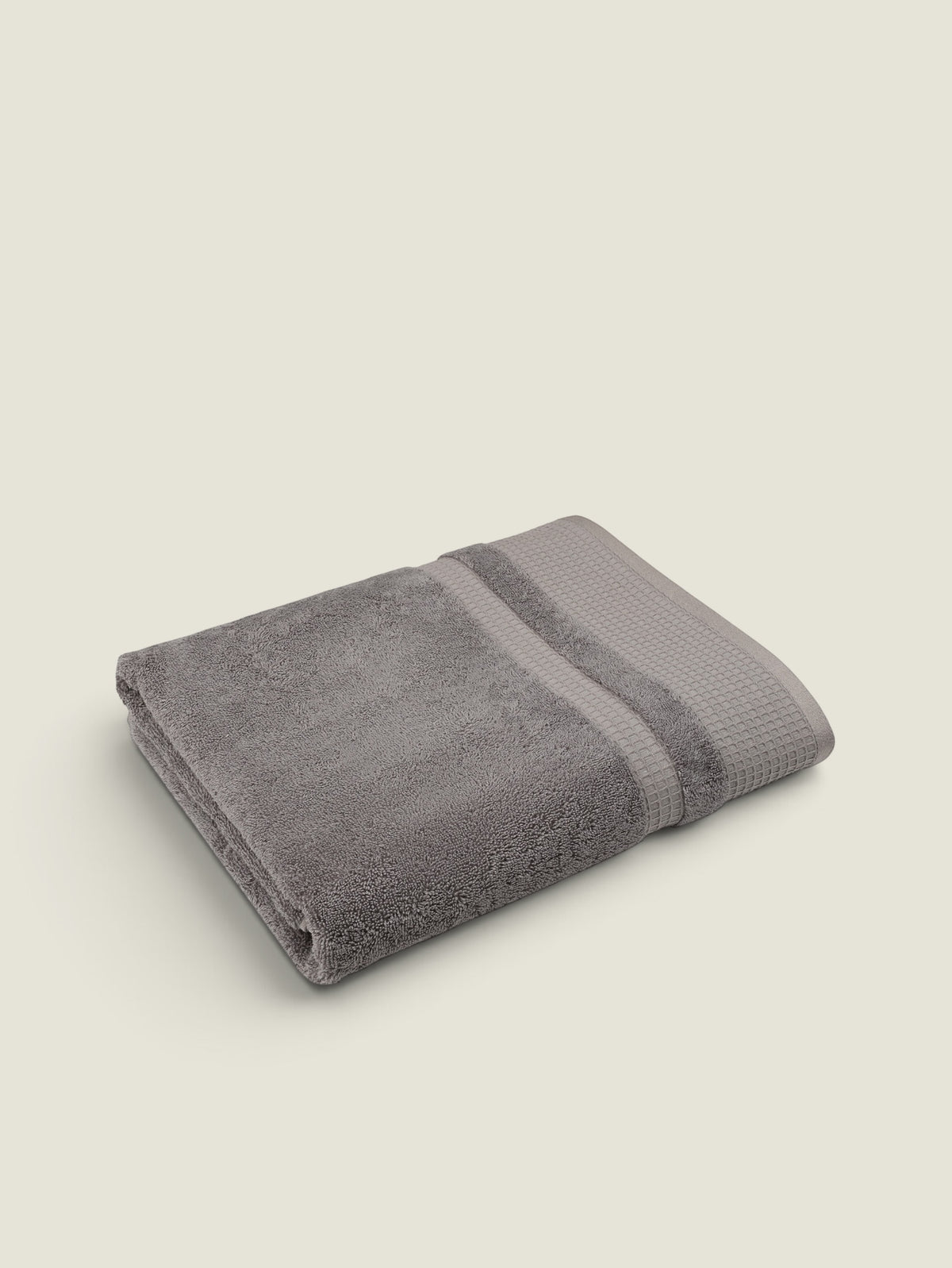 Dwell Cotton Bamboo Towels - 600 GSM Bath Towels / Dark Grey
