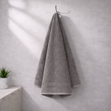 PREMIUM 600 GSM COTTON BAMBOO BLEND TOWELS Bath Towel - 70 x 140 CM / Dark Grey