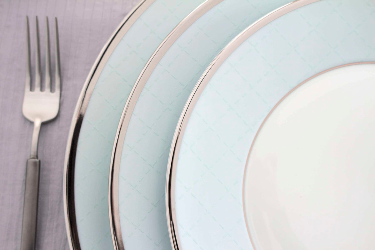 Porcel Ethereal Blue Dinner Plate