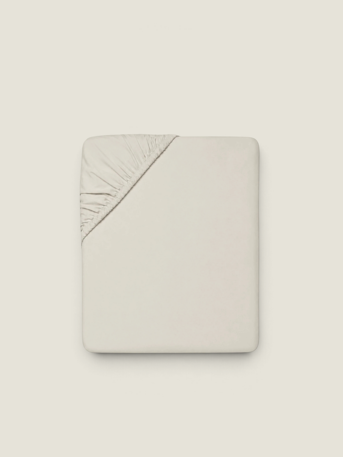 Punto Imperiale Fitted Sheet - 300 Thread Count Sateen King / Offwhite