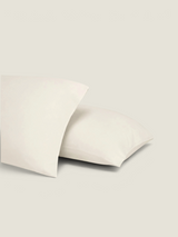 Punto Imperiale Pillow Cover - 300 Thread Count Sateen King / Offwhite