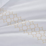 Dwell Honeycomb Duvet Set - 300 Thread Count Sateen