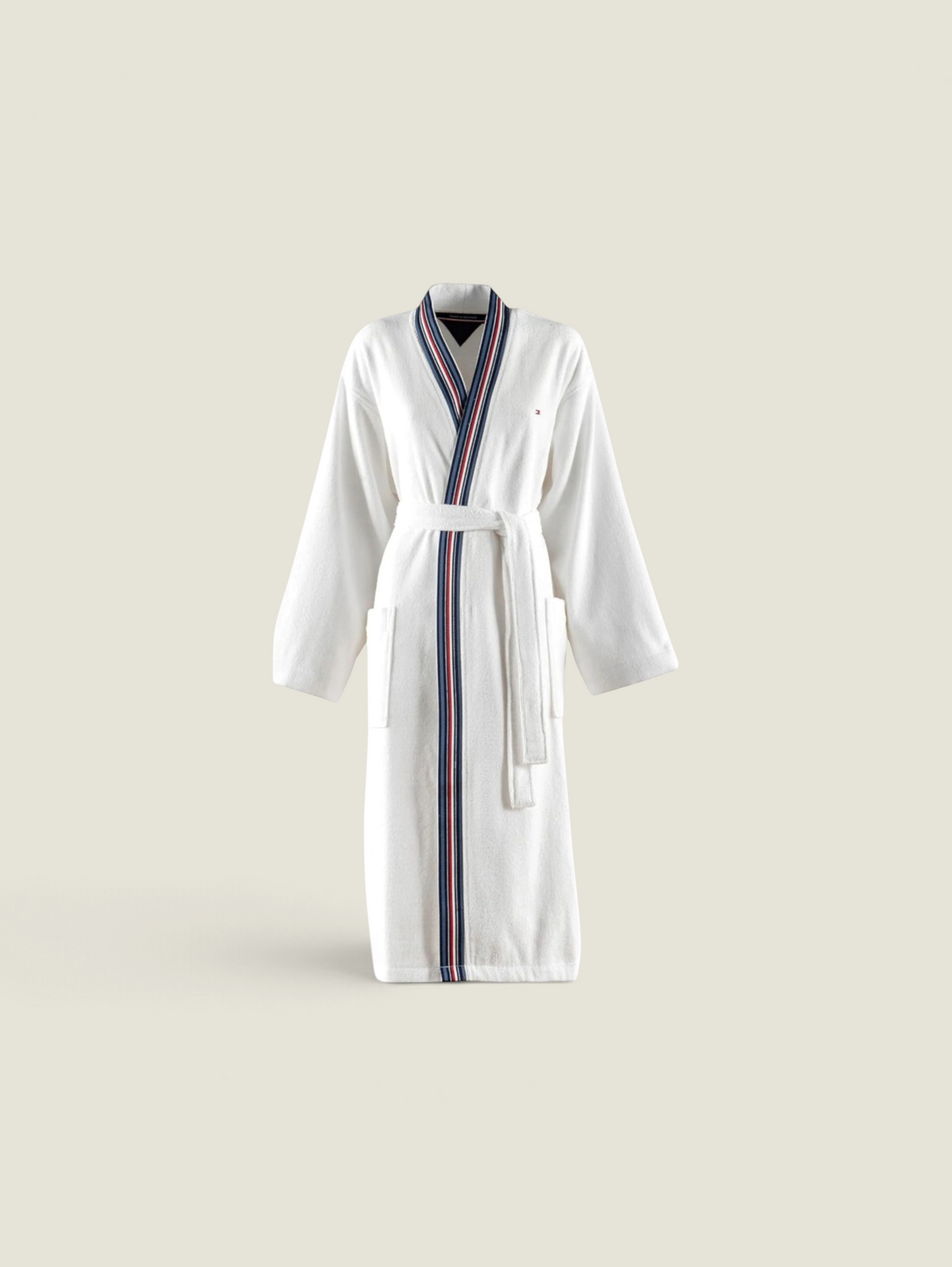 Tommy Hilfiger Teams Bath Robe - 360 GSM S / White
