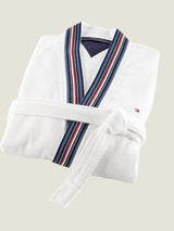 Tommy Hilfiger 360 GSM Teams Bathrobe - White