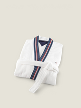 Tommy Hilfiger Teams Bath Robe - 360 GSM S / White