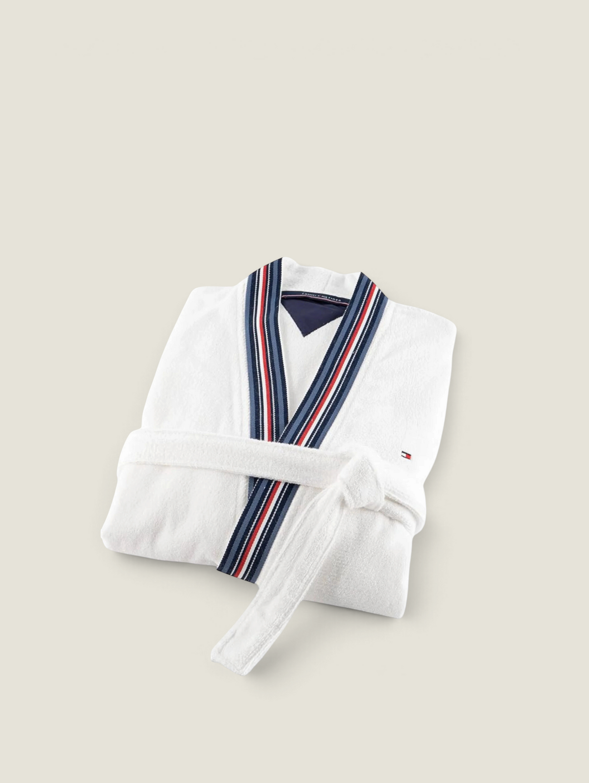 Tommy Hilfiger Teams Bath Robe - 360 GSM S / White