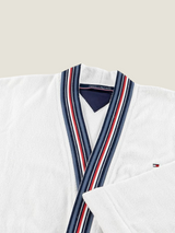 Tommy Hilfiger Teams Bath Robe - 360 GSM S / White