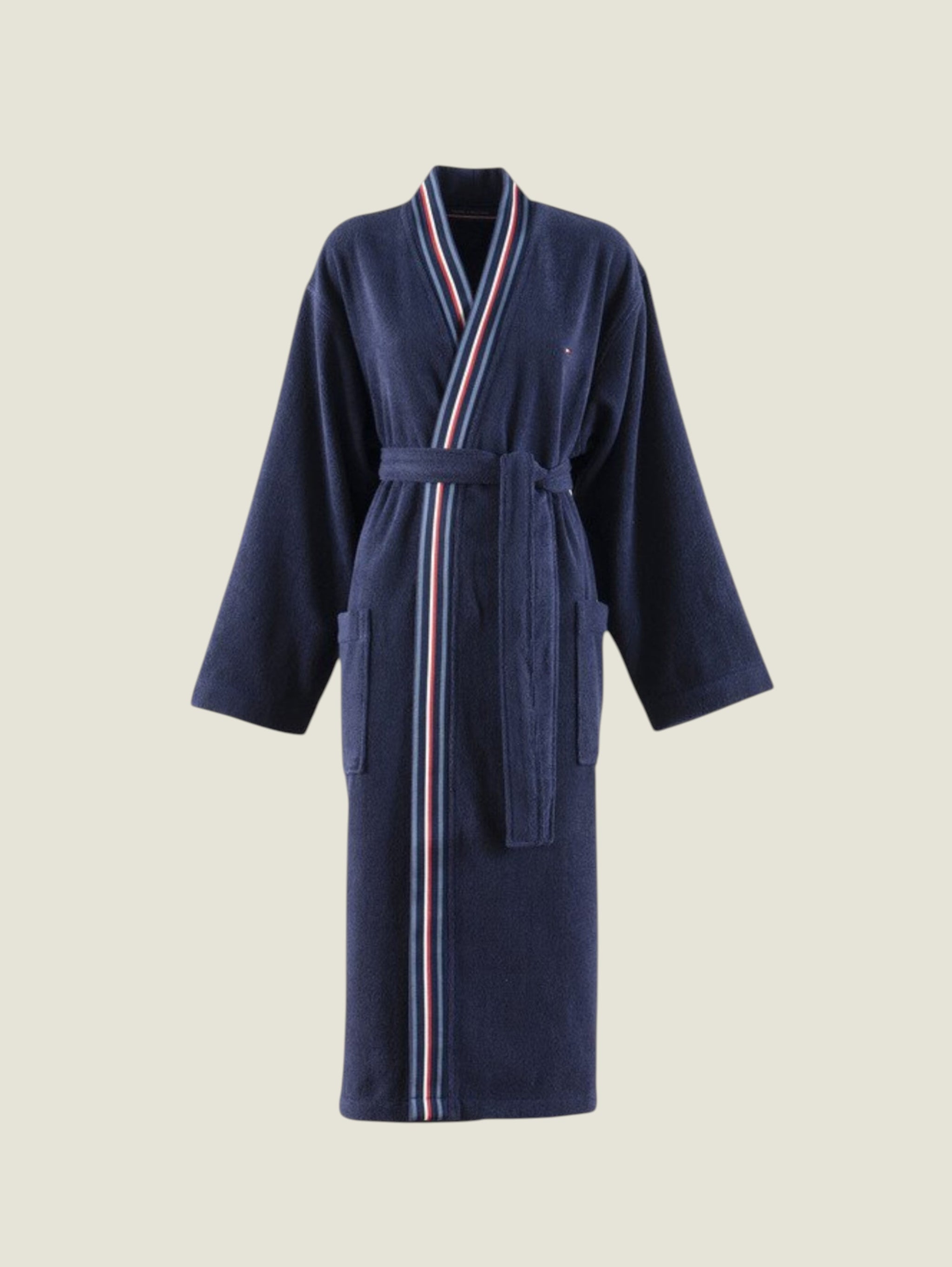Tommy Hilfiger 360 GSM Teams Bathrobe - Navy