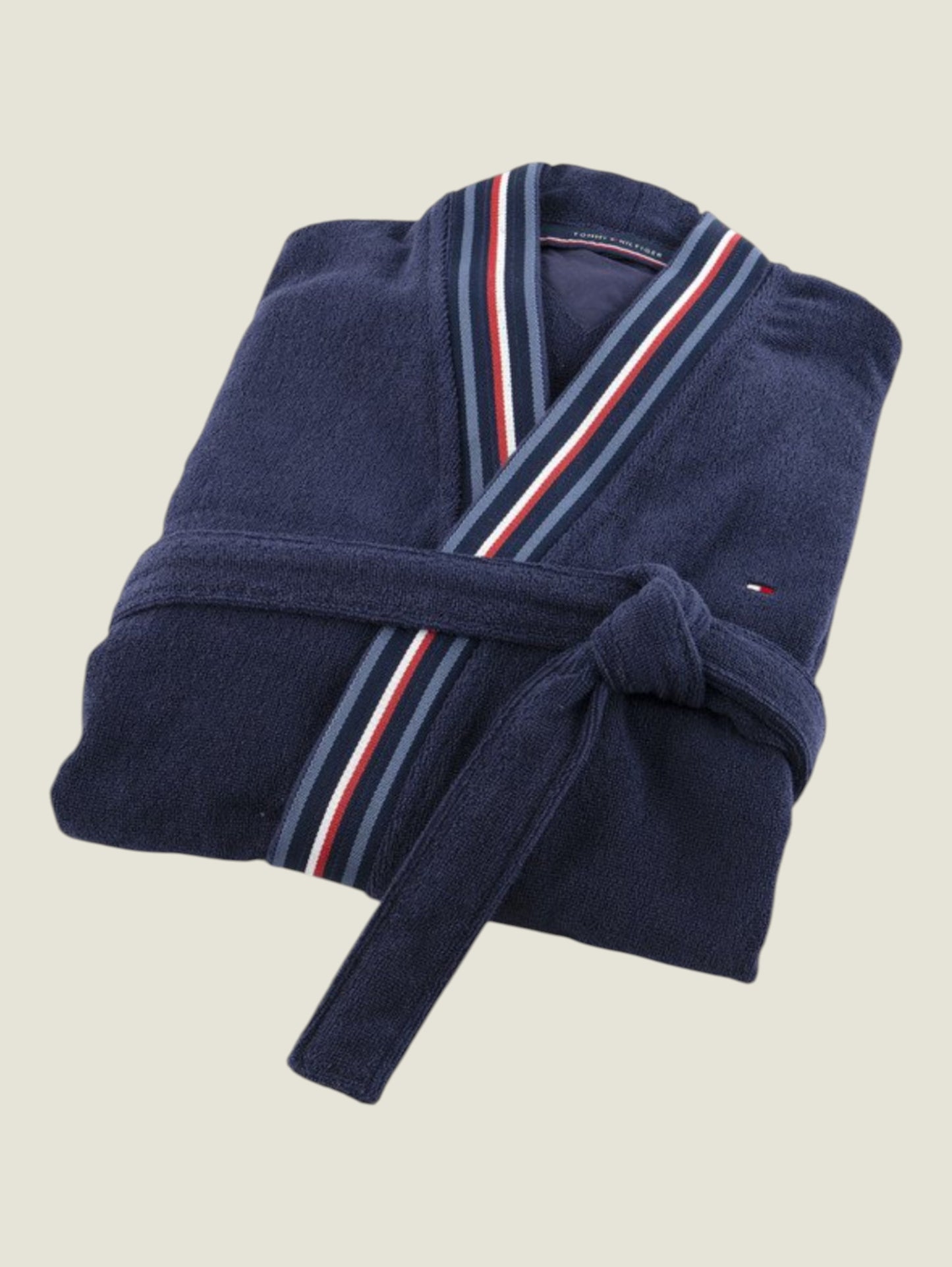 Tommy Hilfiger 360 GSM Teams Bathrobe - Navy