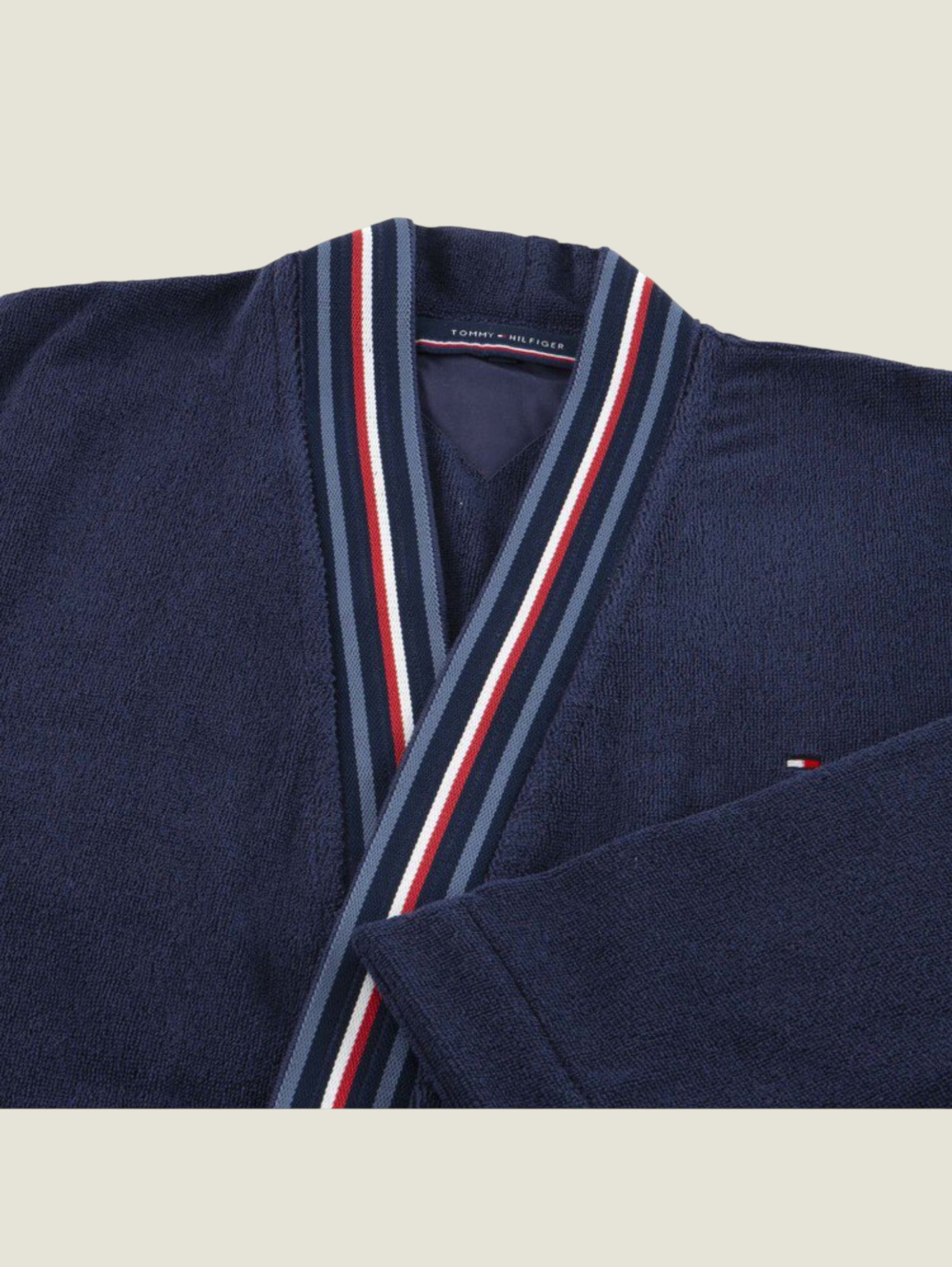 Tommy Hilfiger 360 GSM Teams Bathrobe - Navy