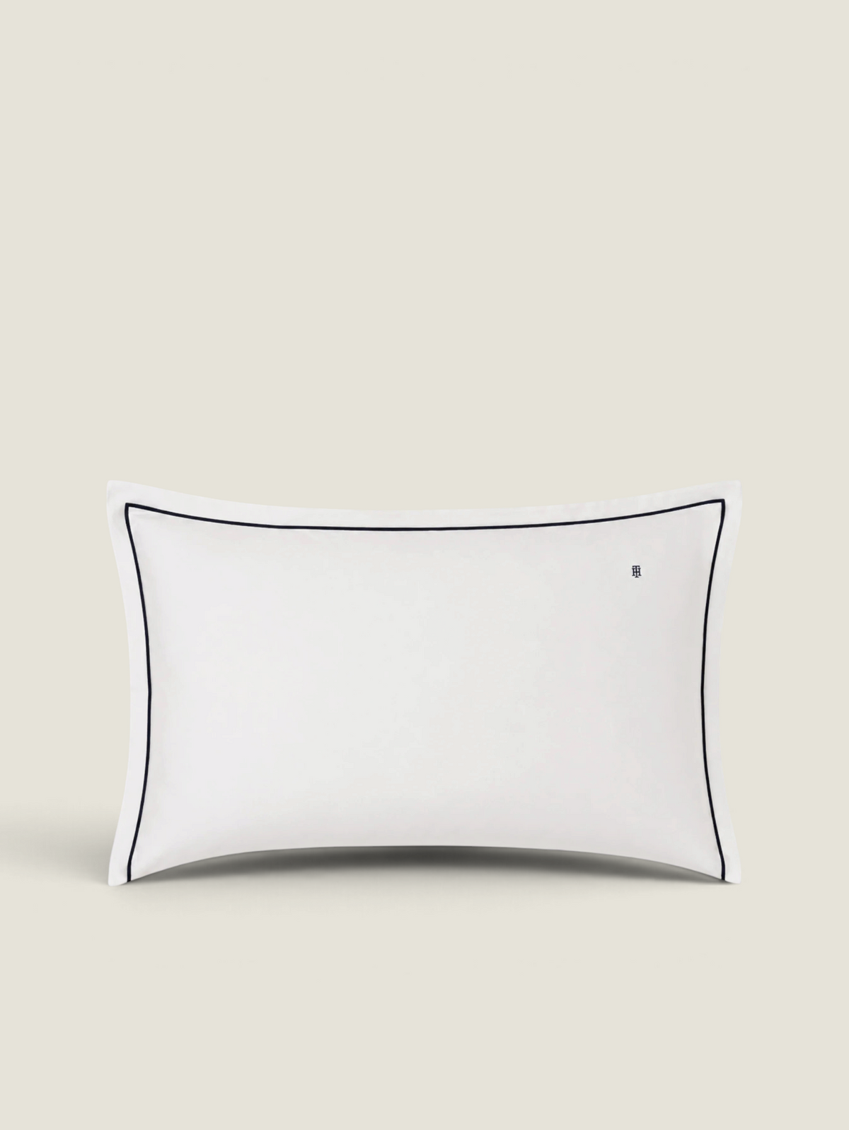 Tommy Hilfiger Arthur Fitted Sheet - 280 Thread Count Sateen King / White