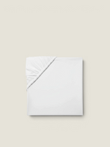 Tommy Hilfiger Arthur Fitted Sheet - 280 Thread Count Sateen King / White