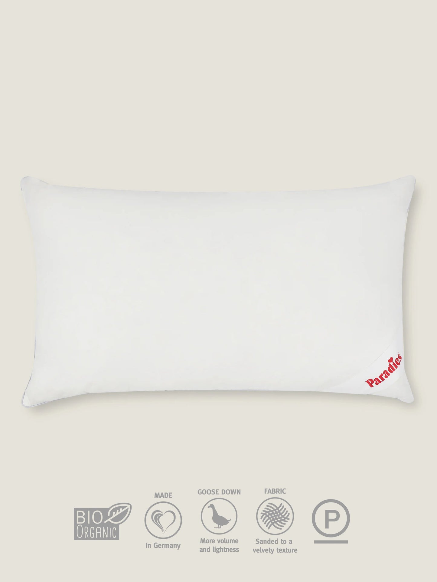 Paradies Stella - Medium Support - Goose Down & Feather Pillow