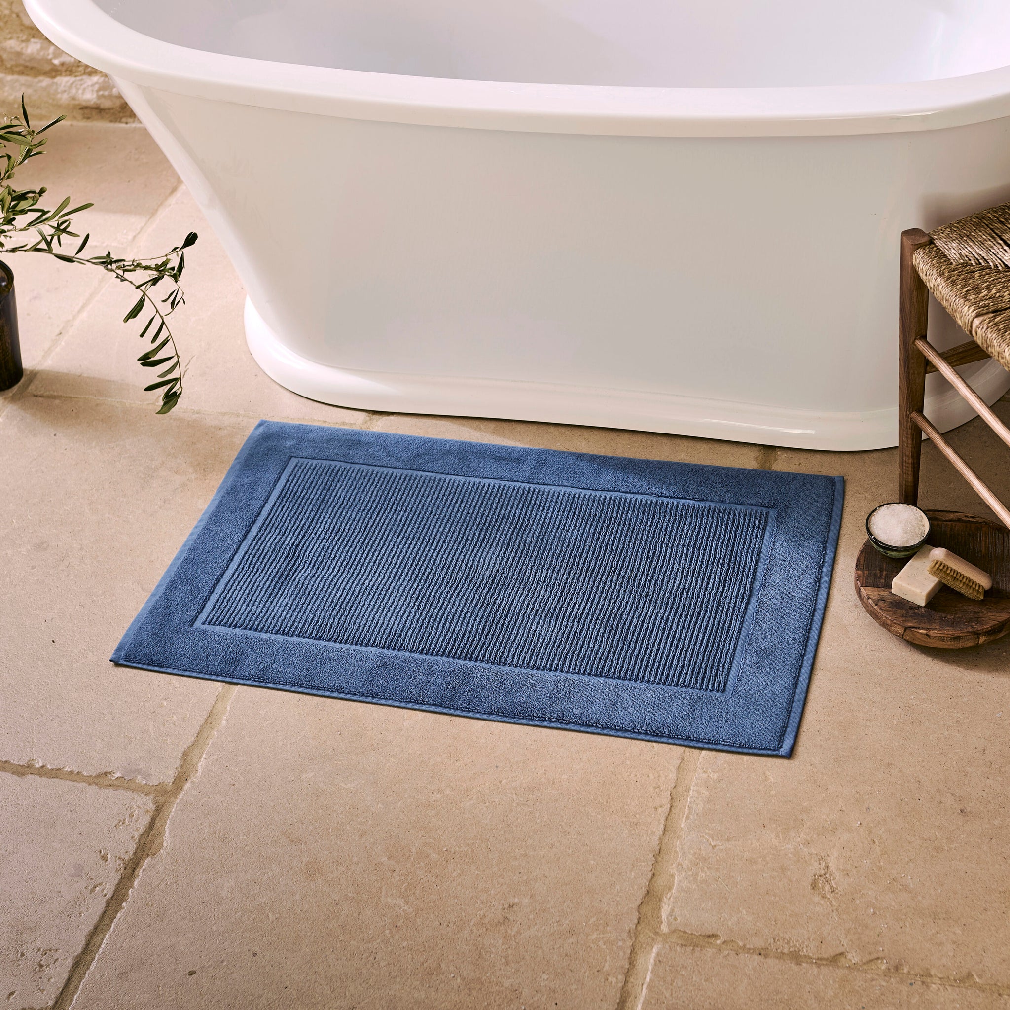 Supreme Hygro Bath Mat Blue / Bath Mat - 50x90 CM