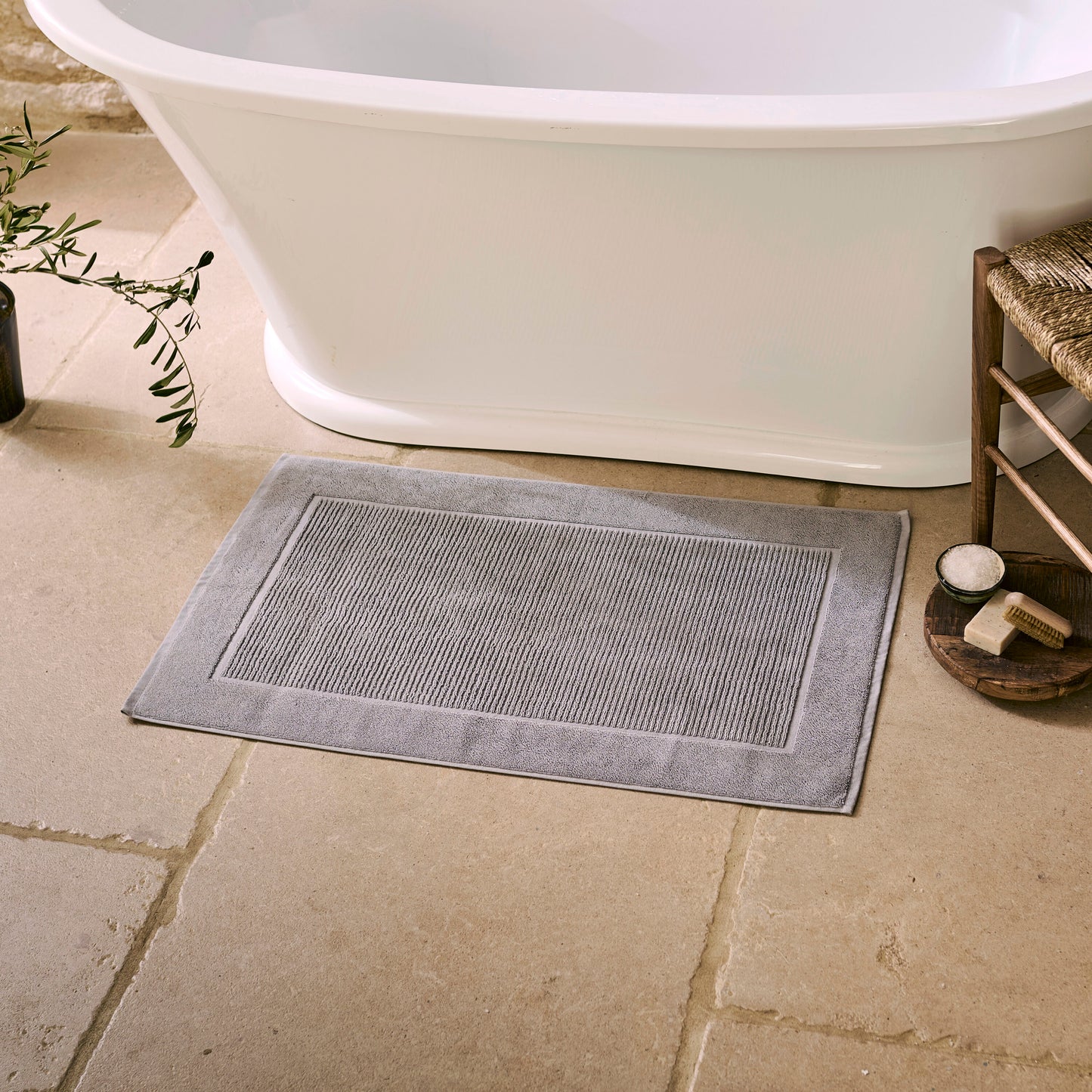 Supreme Hygro Bath Mat Light Grey / Bath Mat - 50x90 CM