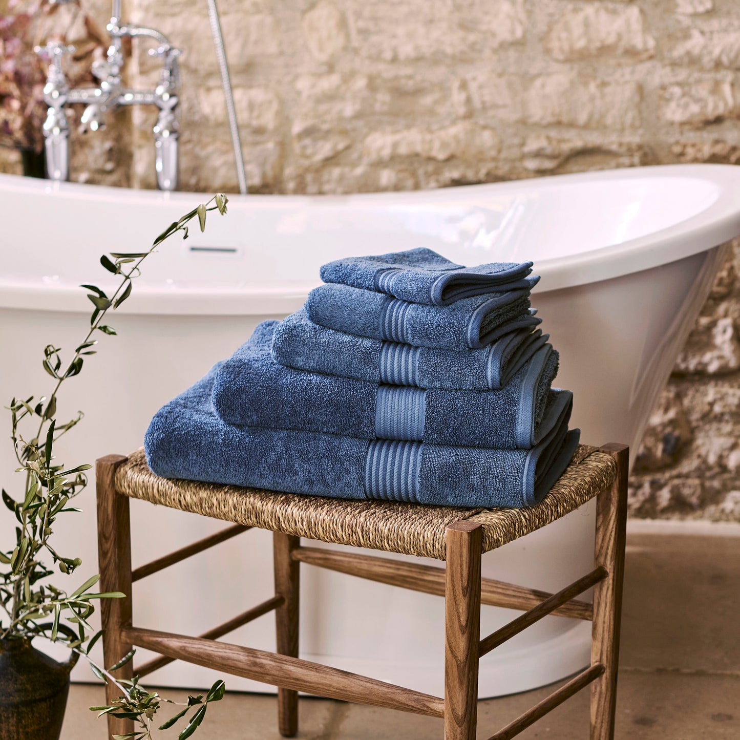 Supreme Hygro Guest Towel Blue / Guest Towel - 40x76 CM