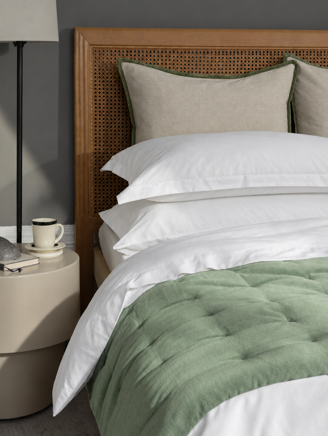 400TC Sateen - Classic Sateen Oxford Pillow Case Pair White
