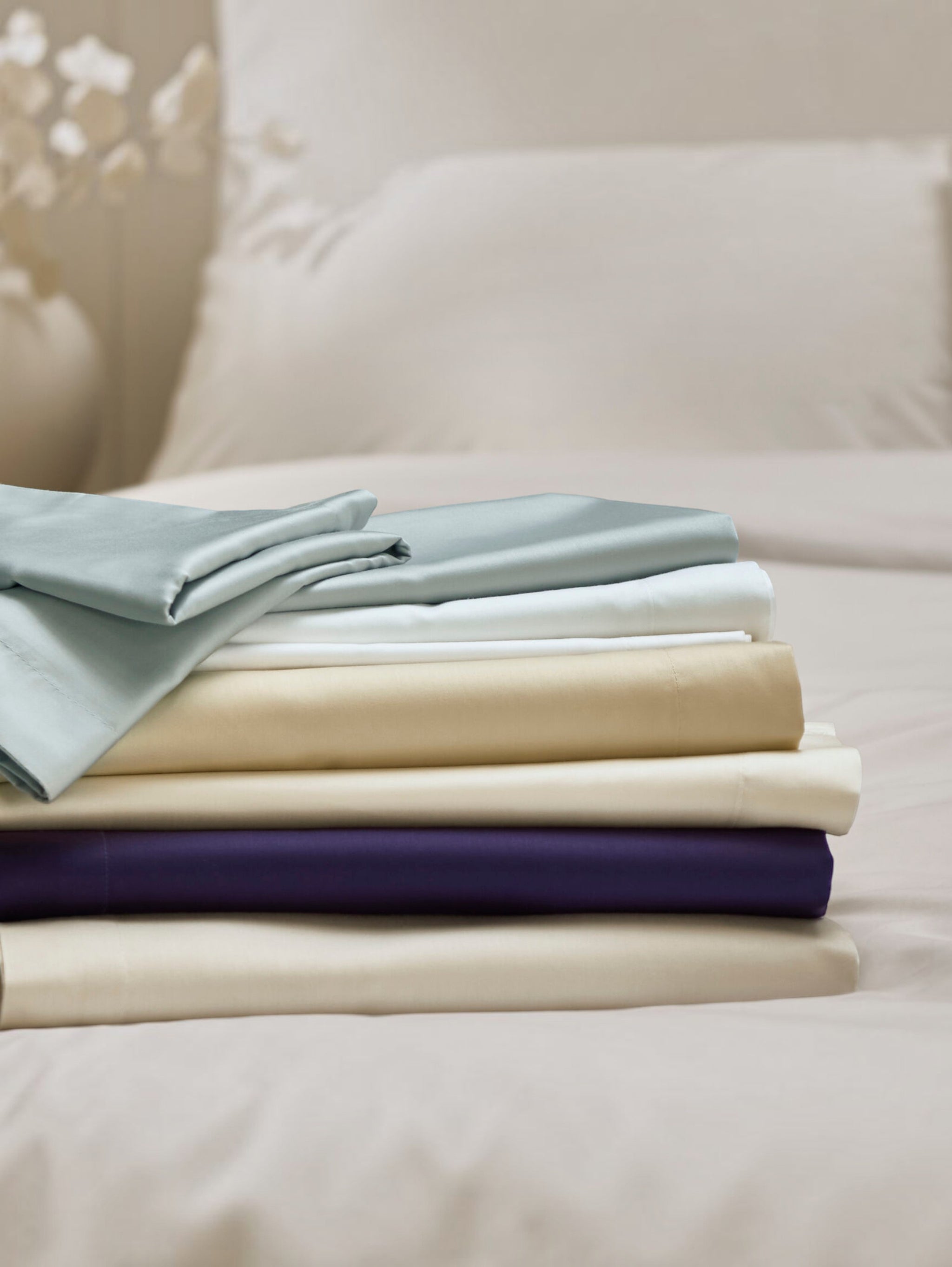400TC Sateen - Classic Sateen Oxford Pillow Case Pair White