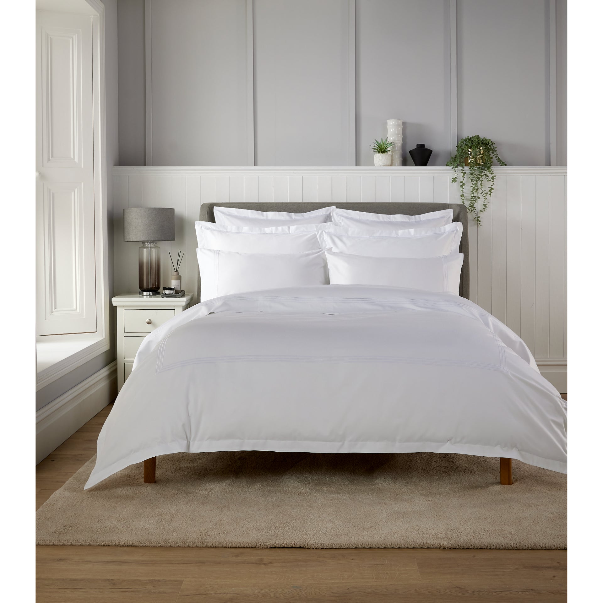 Christy 500TC Supima Duvet Set – White