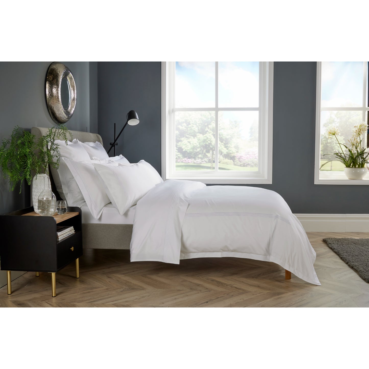 Christy 500TC Supima Duvet Set – White