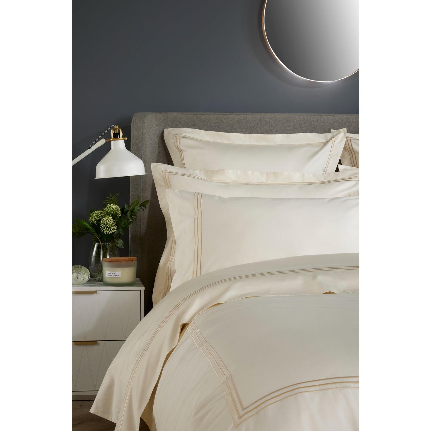Christy 500TC Supima Oxford Pillowcase Pair – Cream