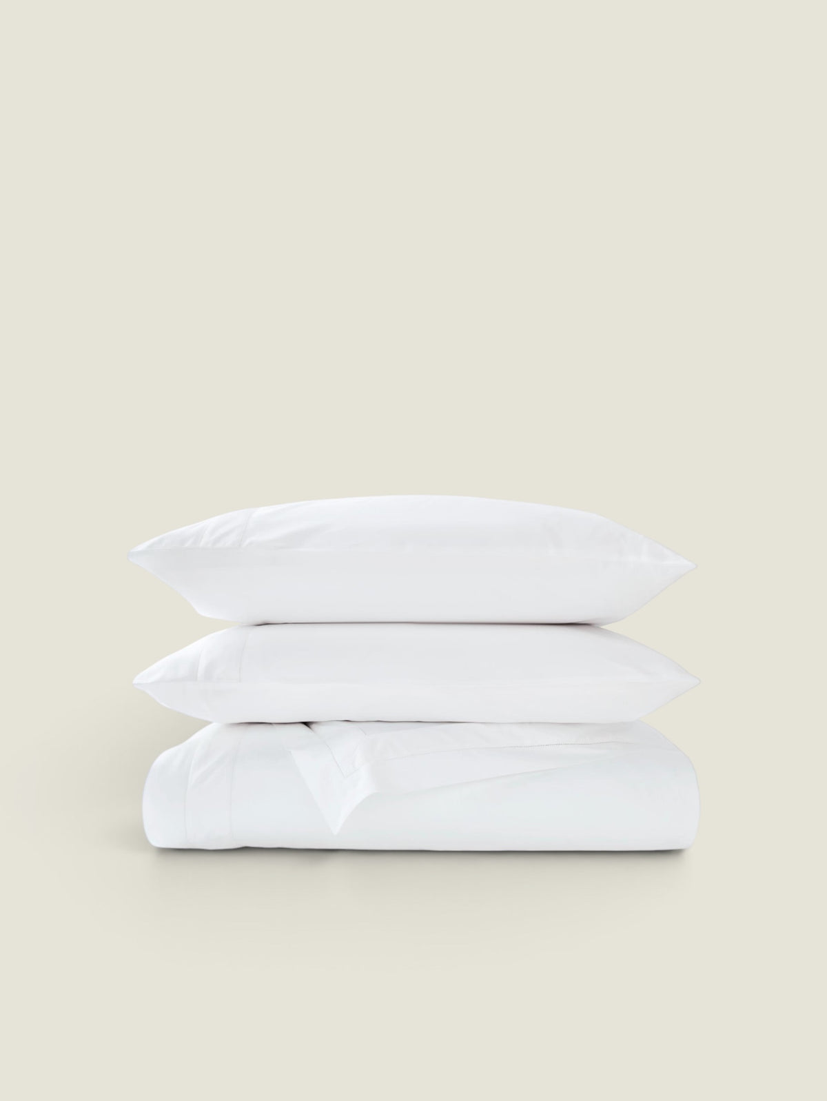 Christy Balmoral Duvet Set - 300 Thread Count Sateen Queen / White