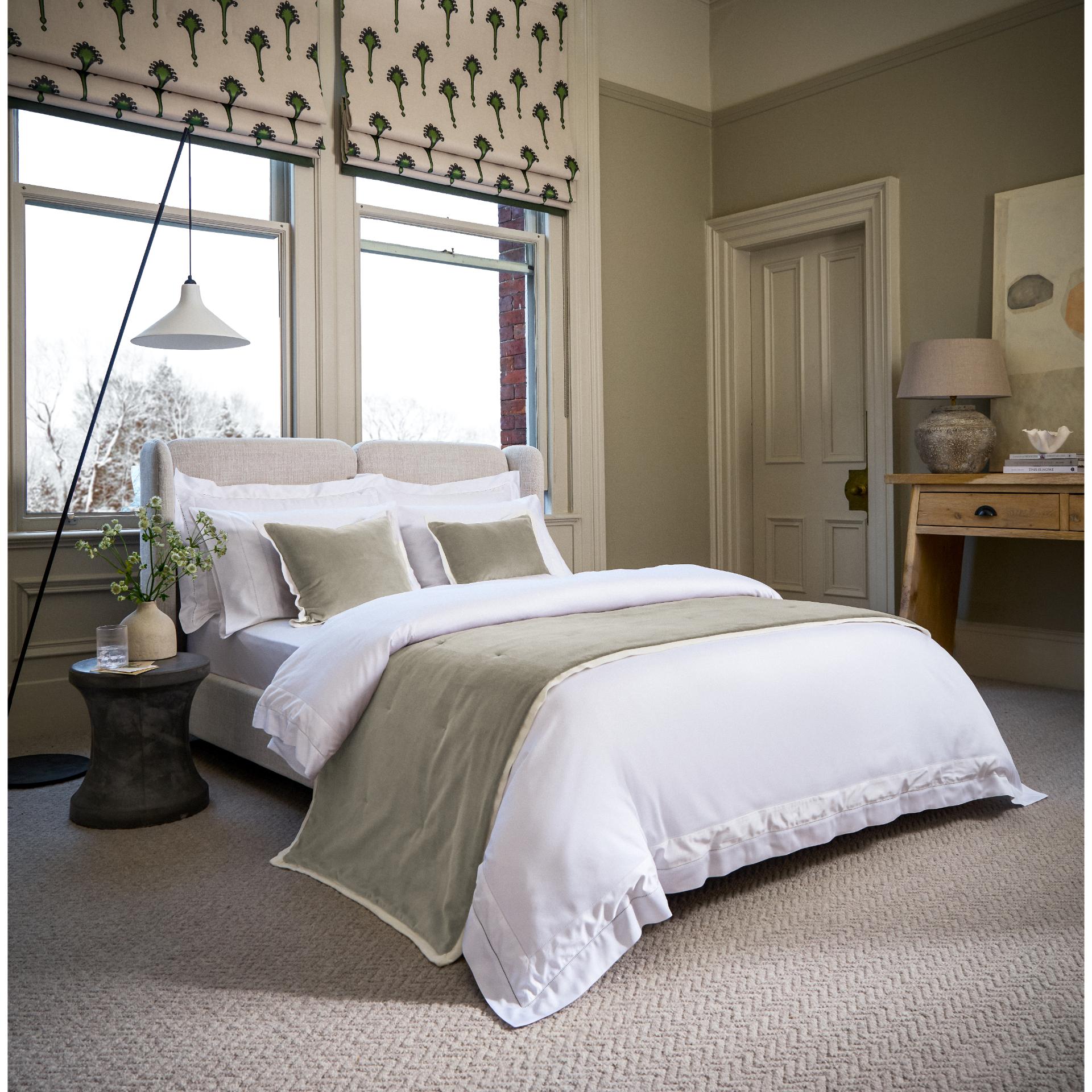 Christy Balmoral Duvet Cover Set – White