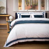 Christy Balmoral Duvet Cover Set – Navy Blue