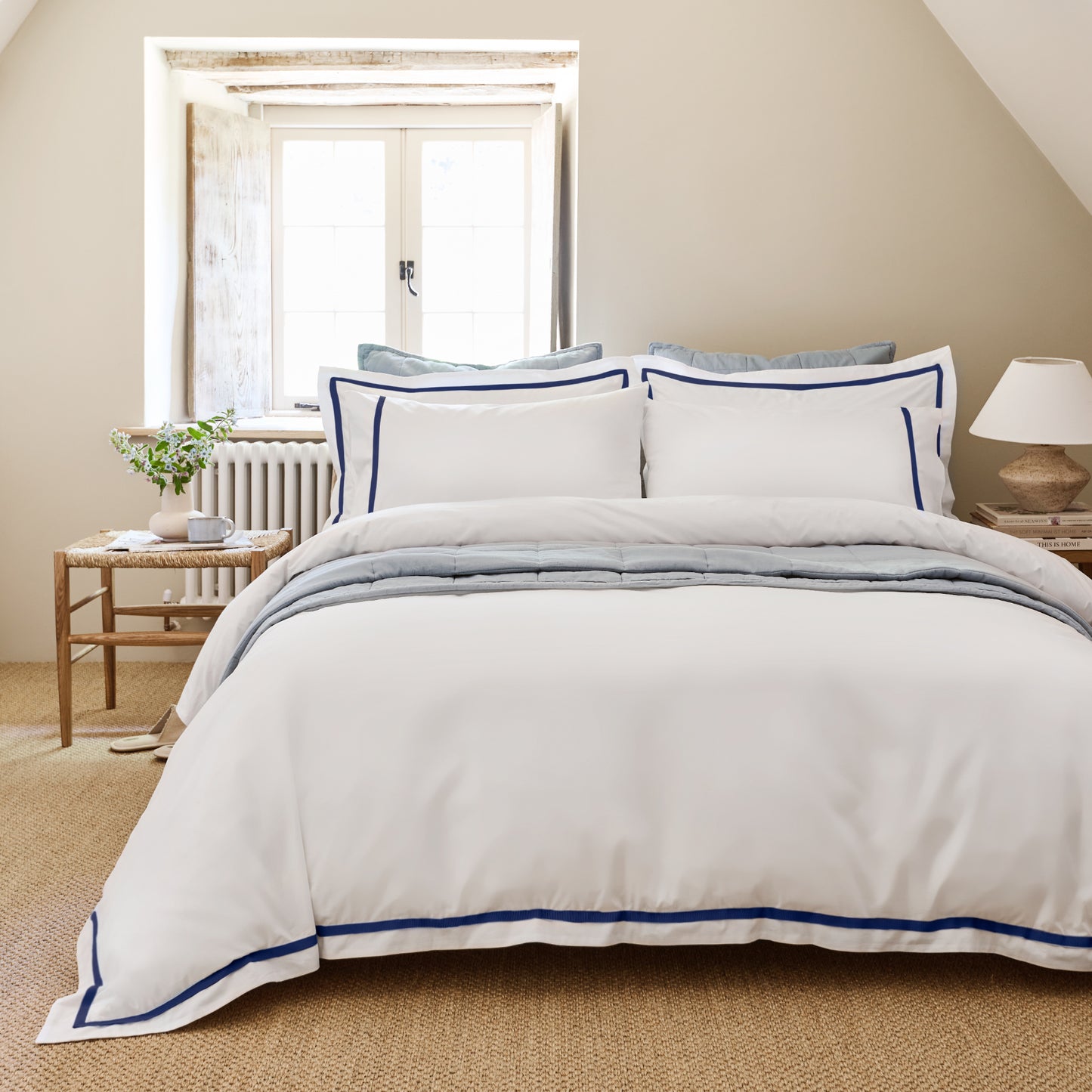 Christy Beaumont Super King Duvet Cover Set – Navy 5057241292539