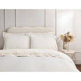 Christy Nautical Duvet Set – Cream & Gold Embroidered