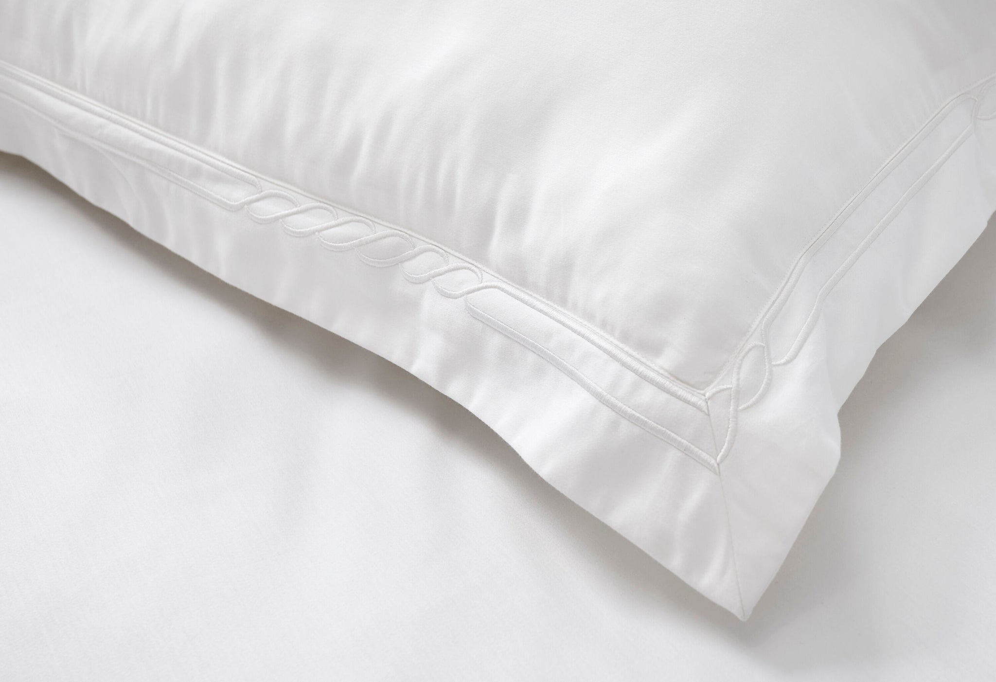 Nautical Duvet Set White with White Embroidery White / Gulf King - 240x220, 50x75 + 5 CM (2)