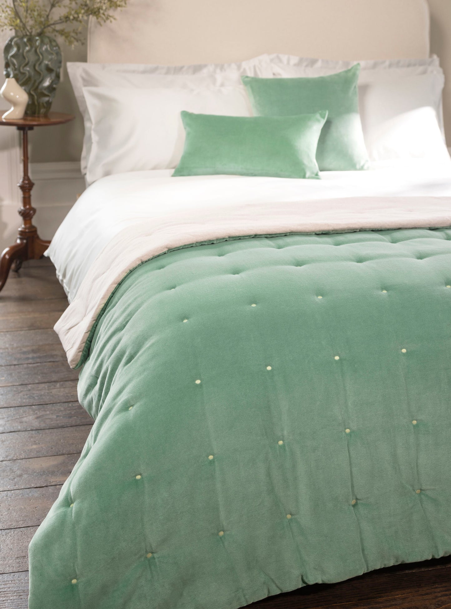 Jaipur Throw Green / Throw - 140x200 CM