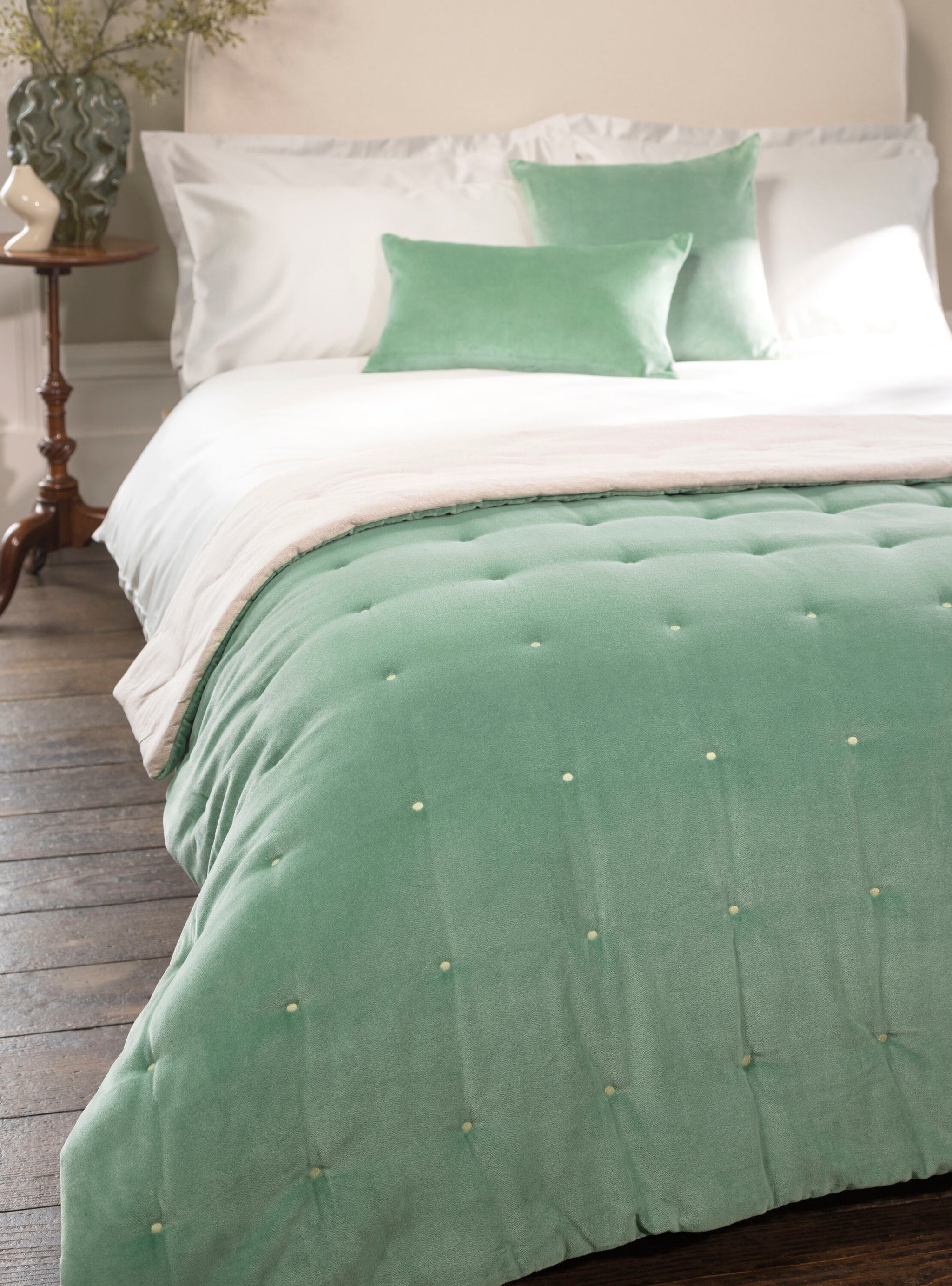 Jaipur Throw Green / Throw - 140x200 CM