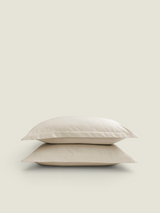 Christy Classic Pillow Cover - 400 Thread Count Sateen Standard / Beige