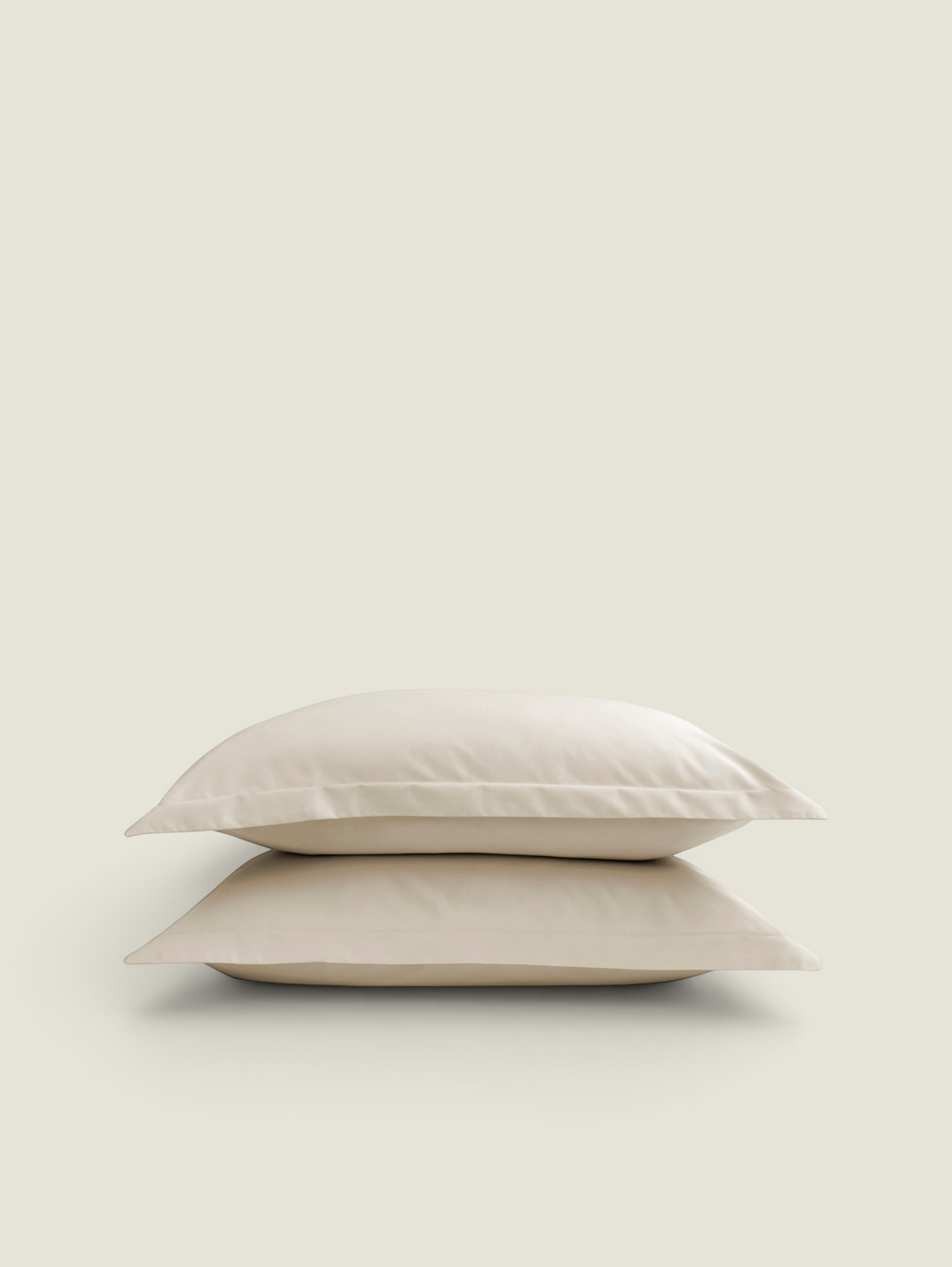 Christy Classic Pillow Cover - 400 Thread Count Sateen Standard / Beige
