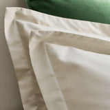 400TC Sateen - Classic Sateen Oxford Pillow Case Pair Beige / Oxford Pillow Case Pair - 50x75  + 4 CM (2)
