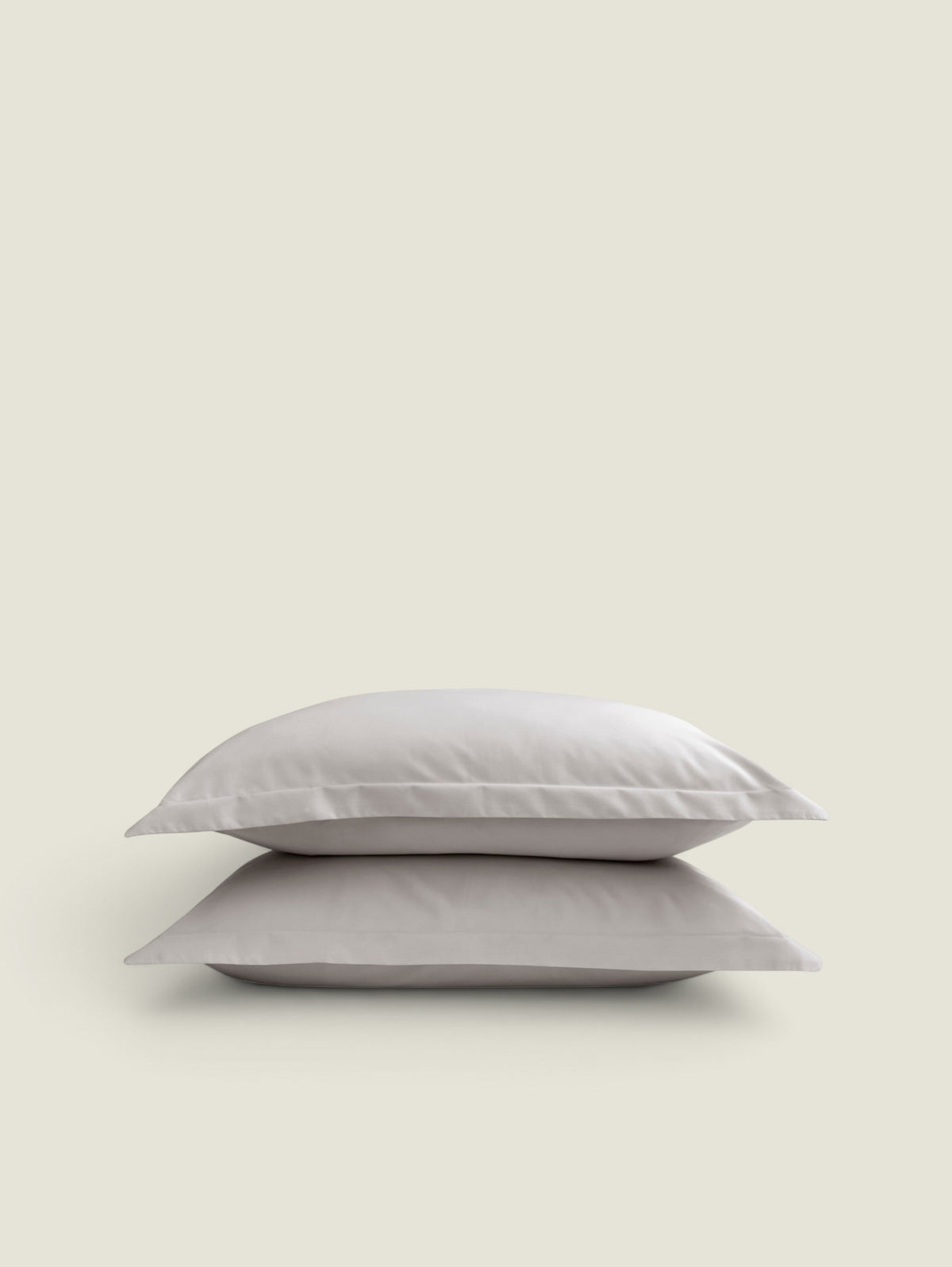 Christy Classic Pillow Cover - 400 Thread Count Sateen Standard / Silver/Grey