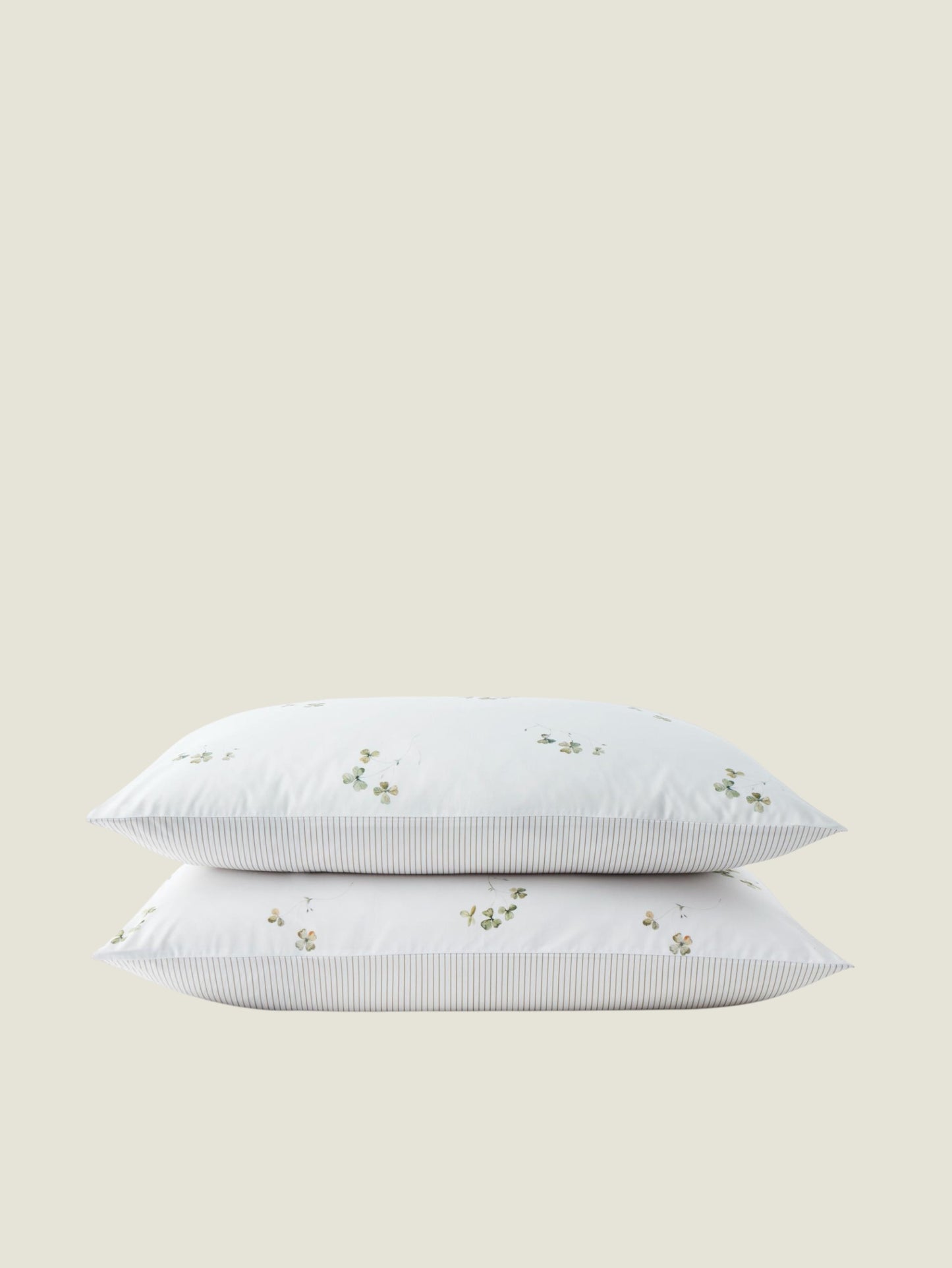 Christy Clover Pillow Cover - 200 Thread Count Sateen