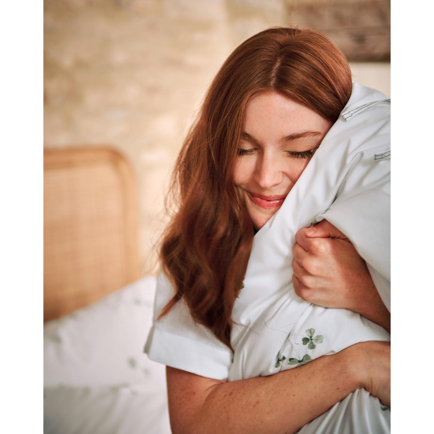 Christy Clover Duvet Set – Green