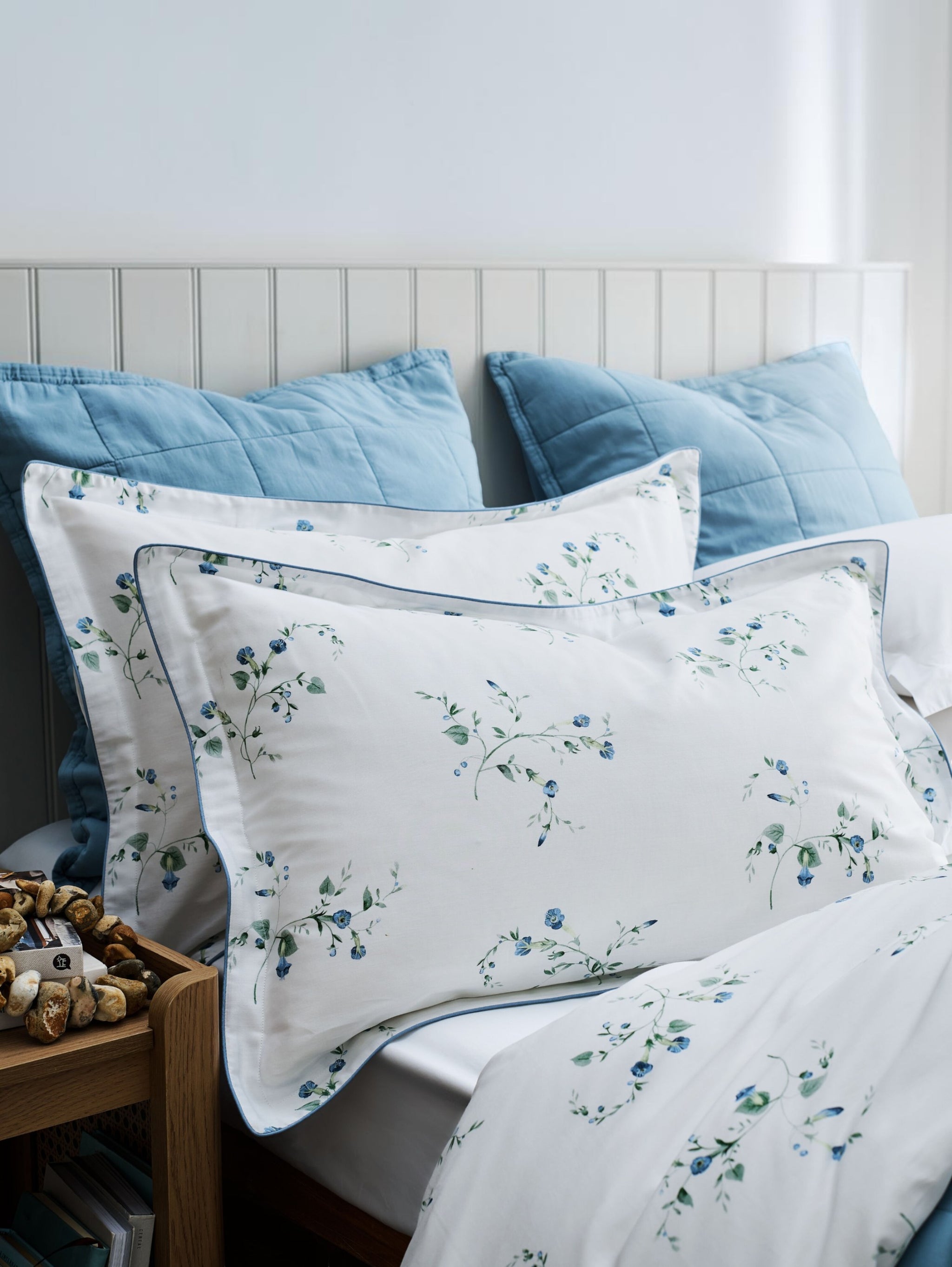 Christy Forget Me Knot Pillow Cover - 200 Thread Count Sateen