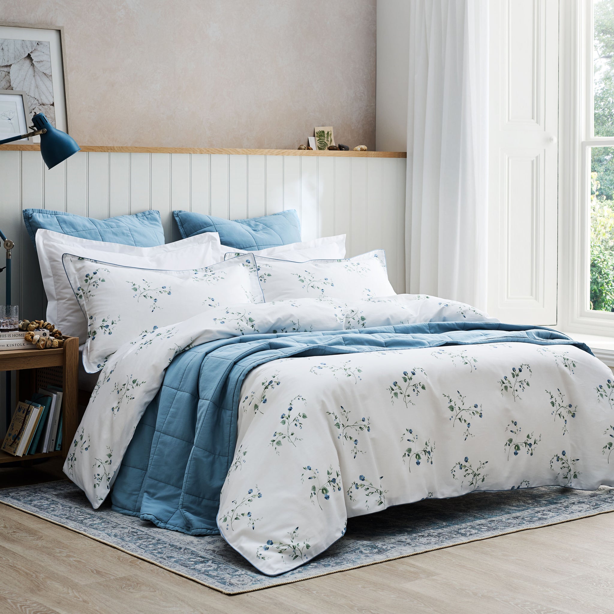 Forget Me Knot Duvet Set Blue / Super King Duvet Set - 260x220, 50x75+ 3 CM (2)