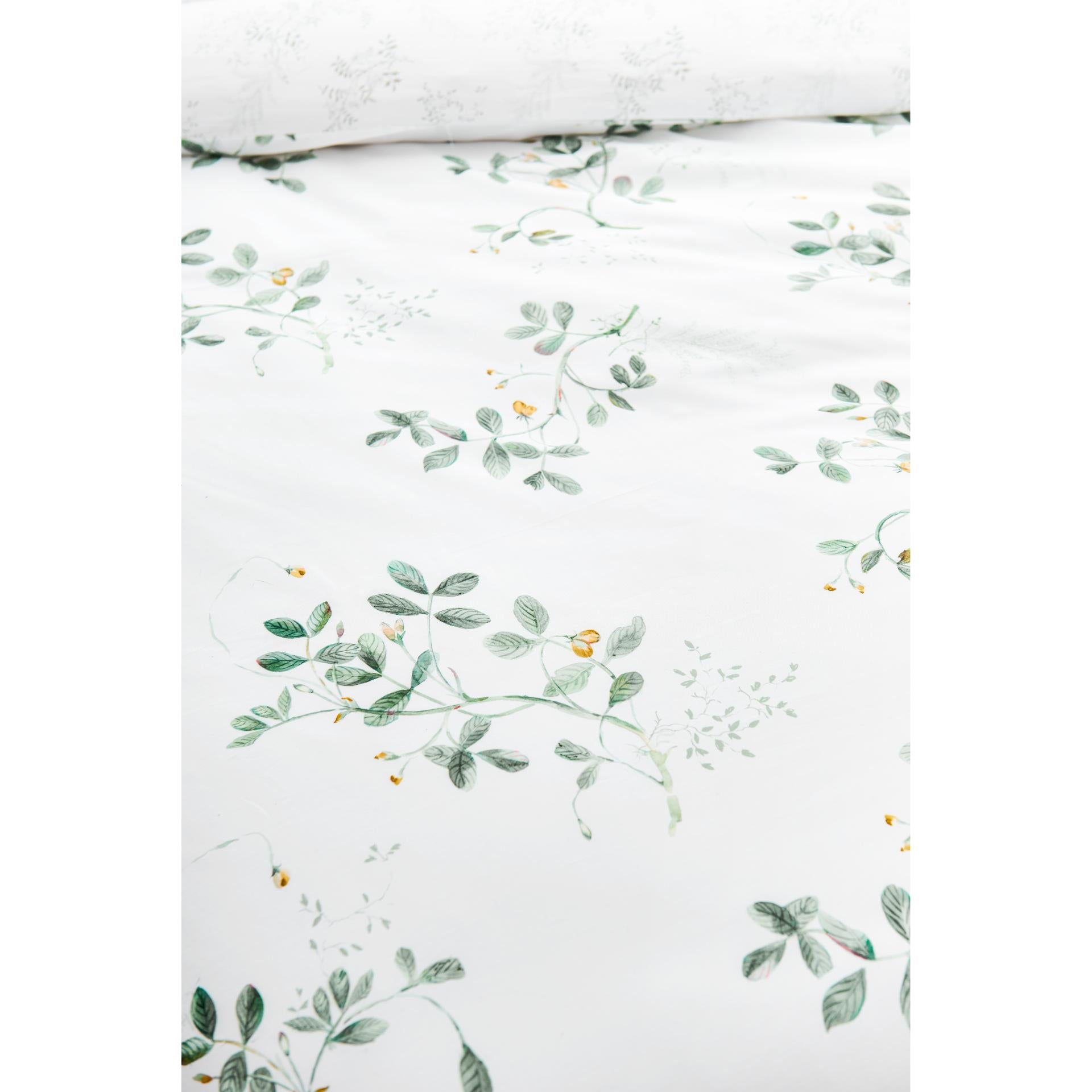 Christy Pea Shoots Pillowcase Pair – Sage Green