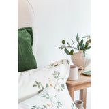 Christy Pea Shoots Pillowcase Pair – Sage Green