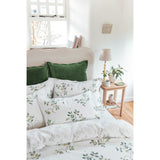 Christy Pea Shoots Pillowcase Pair – Sage Green