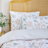 Kew Standard Pillow Case Pair Aqua UAE Blue / Pillow Case Pair -  50x 80 CM (2)