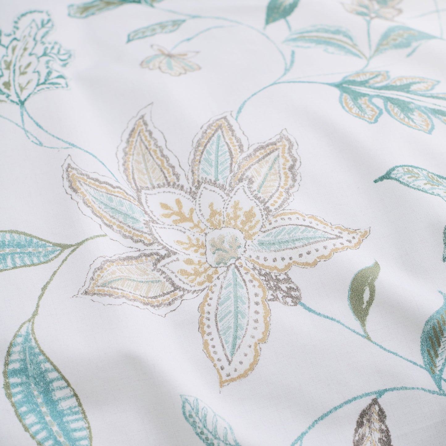 Kew Standard Pillow Case Pair Aqua UAE Blue / Pillow Case Pair -  50x 80 CM (2)