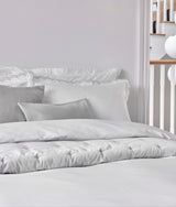 Scallop Edge Duvet Set Light Grey / Gulf Super King Duvet Set - 260x240 CM, 50x80 + 3 CM (2)