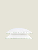 Christy Scallop Edge Pillow Cover - 300 Thread Count Sateen